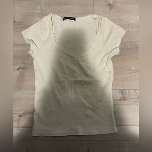 Brandy Melville Starla Scalloped Trim Top